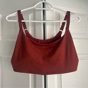 Andie Swim Maui Bikini Top in Truffle Size XXL